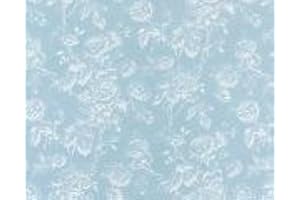 Melody Jane Dolls Houses Tiffany Reverse Light Blue Miniature Print Wallpaper 3