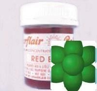 Sugarflair Comestible Fondant Pasta Color 25g Verde Acebo