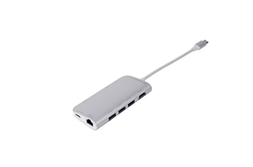 LMP 14368 USB 3.0 (3.1 Gen 1) с 5000 Mbit/s Silber, Weiß Hub - 3