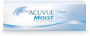 Acuvue 1-DAY Acuvue MOIST con tecnologia LACREON; Lenti a contatto giornaliere; Protezione UV;+3.25 diottrie; BC 9.0; DIA 14.20; 30 lenti