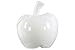 Produktbild Urban Trends 50621 Keramik Figur Hochglanz-Finish weiß 19,1 cm Keramik Apple Figur LG-Optik weiß