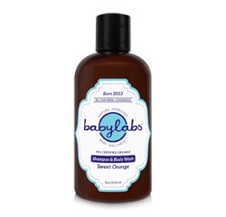 GENTLE BABY SHAMPOO & BODY WASH (Organic - Sweet Orange) (8oz) 240ml