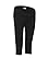 Noppies Women's Capri Amsterdam Skinny Maternity Legging, Black, Size 10 (Manufacturer Size:Small/Medium)