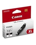  Canon CLI-551XL Cartouche BK Noire XL (Emballage carton)
