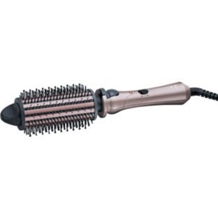 Remington Keratin Therapy Pro Volume 45mm Hot Brush with 2 speed settings and 2 temperature settings.