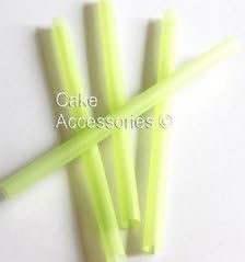 New Super Wide Pastel Straws for Bubble Tea, Frappes, Thick Shakes, Smoothies & Cakes Pk 100 (Pastel Green)