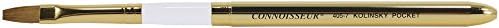 Connoisseur Pure Kolinsky Pocket Brush, #7 Flat
