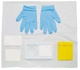 Premier Wound Care Pack Option II Plus with Yellow Bags & Medium Nitrile Gloves, Pack of 50