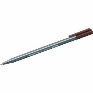 Preisvergleich Produktbild Staedtler 10 x Fineliner triplus 0,3mm van-Dyke-braun