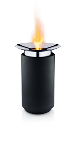 Blomus Gel-Feuerstelle inklusiv Löscher Luna, schwarz