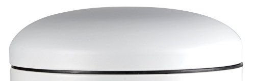 Mülleimer Treteimer Abfalleimer Metall 30 Liter 70 cm weiß matt - 3