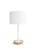 lampara mesa tripode madera Pie de metal sólido Philips Lighting myLiving Lámpara de mesa E27, iluminación interior 40 W, blanco, Tischleuchte