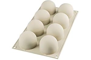 Silikomart 26.192.13.0065 Moule Dolce Tartufo, couleur aléatoire