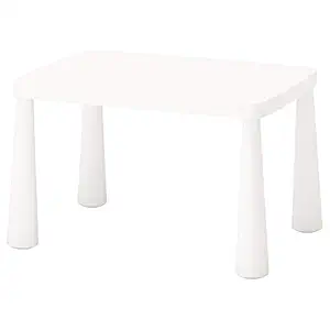 Ikea Mammut Childrens Table, in/Outdoor White, 77x55 cm (30 3/8x21 5/8