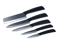 Rosenstein & Söhne schwarzes Keramikmesser Komplettset 5-teilig - 3