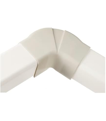 Canalina PVC 80x60 Con Base E Coperchio Per Impianti Climatizzazione - Lunghezza 2 Metri - Foto 7