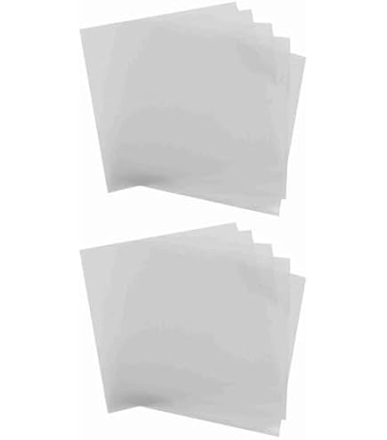 Lot de 50 feuilles de papier à repasser rectangulaires transparentes thermostables pour perles, loisirs créatifs, enseignement (papier à repasser