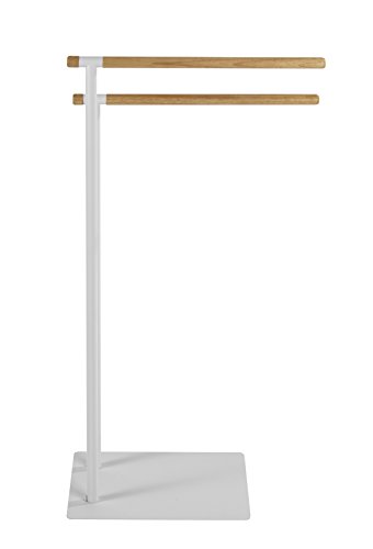 Wenko 22510100 Handtuchständer Macao Kleiderständer, Stahl, weiß, 24 x 43 x 79 cm - 3