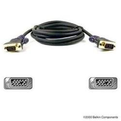 Belkin VGA-Kabel Monitor-Ersatzkabel (mit vergoldeten Kontakten, 15m) schwarz