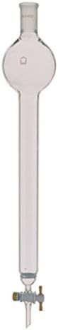 Kimble Glass 420620-0120 Gravity Chromatography Column, Glass Column with Reservoir, Standard Taper Joint and Fritted Disc, 13 mm ID, 200 mm length, 250 mL Capacity