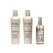 X-10 Hair Extension Care Set - Shampoo (250ml) + Conditioner (250ml) + Shine Spray (125ml)