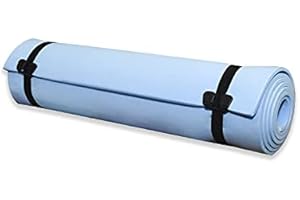 Virsus Tappetino Camping misura 180 x 50 cm Stuoia da Campeggio tappeto sport palestra fitness yoga antiscivolo colore azzurro