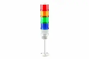 Tower lamp Steady with flashing and buzzer five colour