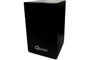 Qbano 7M44N - Cajón flamenco, color negro