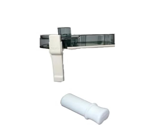 KS APPLIANCES Top Cover for Sujata Powermatic Juicer with 2 clips on Each Side Comes with Pusher Compatible For = Sujata Powermatic Model