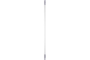 Vikan - Hygiène - Manche - Avec filetage - Aluminium - Violet - 150cm