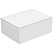 Produktbild Keuco Sideboard 31761820000 Edition 400 weiß hochglanz/Glas trüffel klar 1 Auszug Keuco