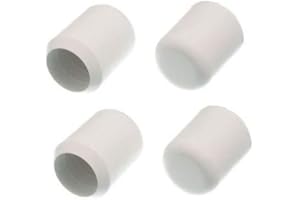 STARPACK HOME 4 White Rubber Chair / Table Furniture Feet Ferrule Caps Stoppers fit 22mm Leg
