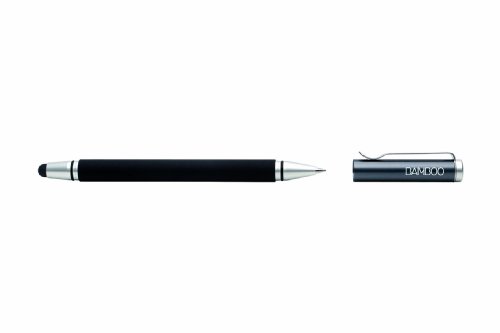 Wacom Bamboo Stylus duo CS-150 Eingabestift (für iPad, Smartphones & Tablet-PCs Kugelschreiber, Stiftspitze austauschbar) schwarz - 5