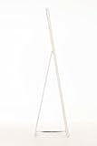 CLP Standspiegel FELICIA 120 x 60 cm mit nostalgischem Touch, wundervolle Verzierungen weiß - 3