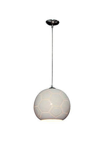 Preisvergleich Produktbild Lampex Melba B 475 / B Pendelleuchte, Metall, Weiß, E27