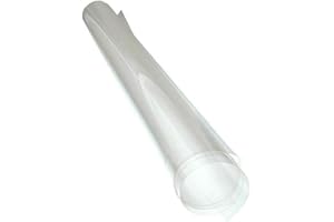 FOAMBOARD WAREHOUSE A2 Clear PVC Sheets – 220 Micron Lightweight Plastic (Pack of 3) – 420 x 594mm Transparent Sheets for Crafting, Stencils, Covers & Protection – Flexible & Easy to Cut