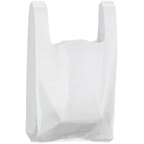 Sac Bretelle Transparent Réutilisable 50µ – Dimensions 45x26 Cm – Conforme Décret 2016-379 – Pour Courses Et Magasins