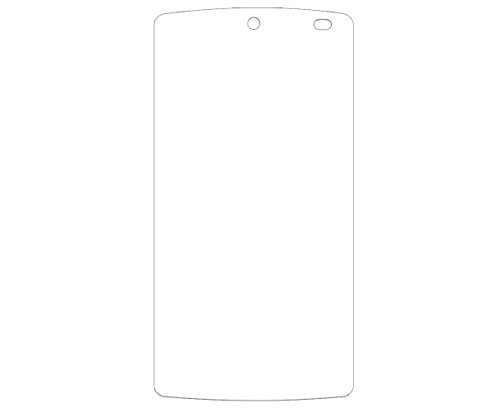 PREMYO  2 Piezas  cristal templado Nexus 5  Protector cristal templado Nexus 5 con una dureza de 9H  bordes redondeados a 2 5D  Protector pantalla Nexus 5