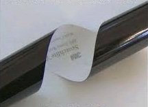 Scotchlite 3M Negro Cinta Reflectante (1m x 40 mm)