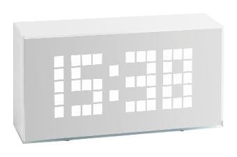 Preisvergleich Produktbild Klimakurt Time Block Digitalwecker Leuchtziffern 602012 incl. Brennenstuhl Adapter 1508030