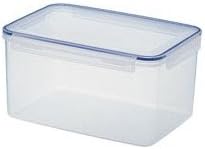 Addis 502266 Clip & Close Recangle Food Storage Box, 5.2 Litre, Multicolour