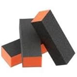 10x 3 Way UK Nail Buffer / File Block 100/180 Grit