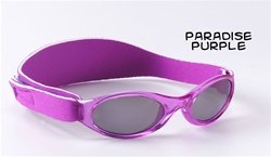 BabyBanz and KidsBanz- Sunglasses age 0-2 and 2-5 years-100% UV protection-Comfort Style (2-5 Yrs, PARADISE PURPLE)