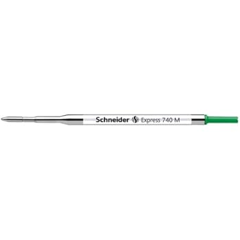 Schneider Express 56 M balpen vulling (roestvrijstalen punt, onuitwisbaar) verpakking van 20 rood