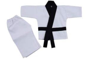 Playwell Arti Marziali Carino Neonato Karate Uniforme (Suit) - 6-12 Mesi, bianco, 0