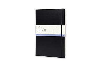 Moleskine Carnet de croquis Format A3 Couverture rigide noire 29,7 x 42 cm
