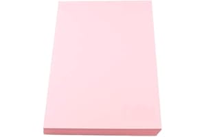 House of Card & Paper A4 160gsm Pastel Pink Coloured Card (Pack of 100 Sheets) HCP528