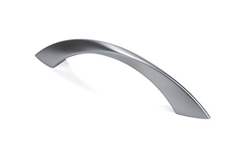 Design Bogengriff 128 mm Möbelgriff Chrom matt Schubladengriff Küche - Modell H1405 | Bügelgriff aus Metall für Möbel & Kommoden inkl. Befestigungsmaterial | Möbelbeschläge von GedoTec® Design Bogengriff 128 mm Möbelgriff Chrom matt Schubladengriff Küche - Modell H1405 | Bügelgriff aus Metall für Möbel & Kommoden inkl. Befestigungsmaterial | Möbelbeschläge von GedoTec®