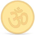Kalyan Jewellers 24K (999) Purity OHM Gold Coin 1 Gms