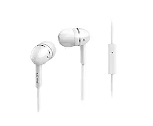 PHILIPS SHE1455WT Wired in Ear Headphone with Mic (White)